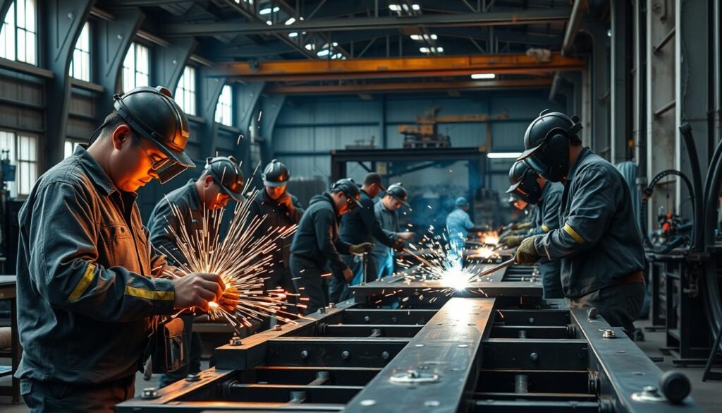Skilled workforce in metal fabrication