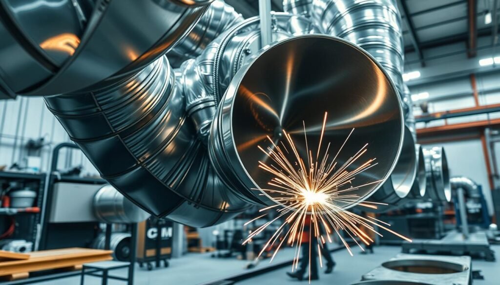 stainless steel duct fabrication