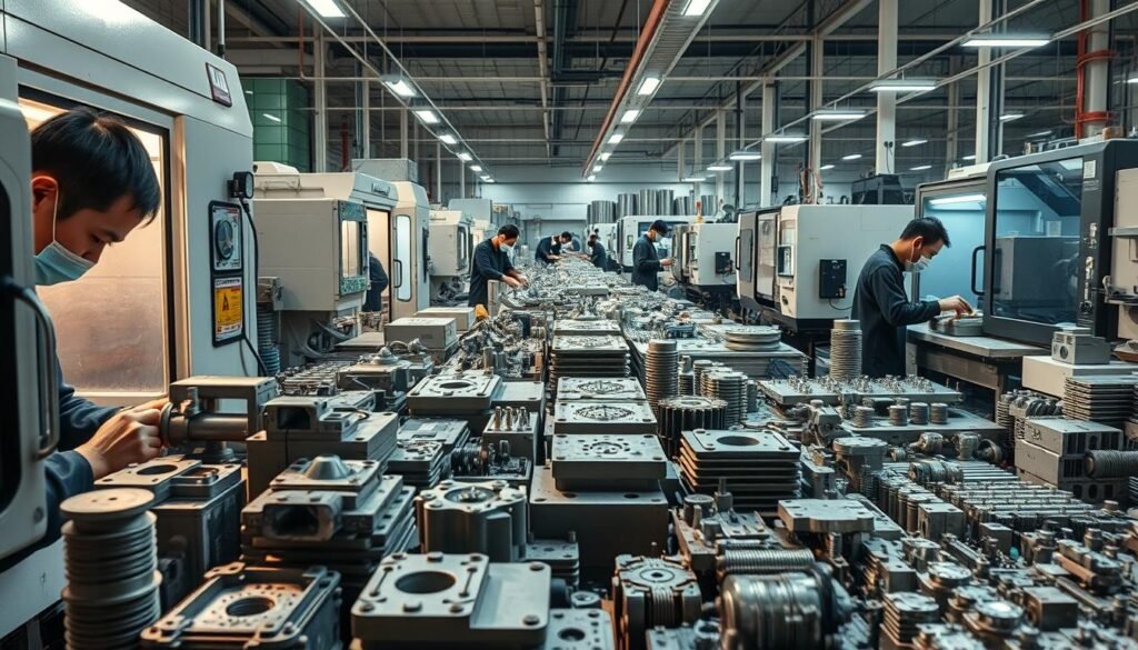 Skilled CNC workforce in Shenzhen